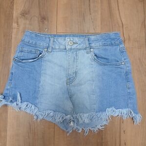 Altar'd State Jean Shorts Distressed Frayed Hem